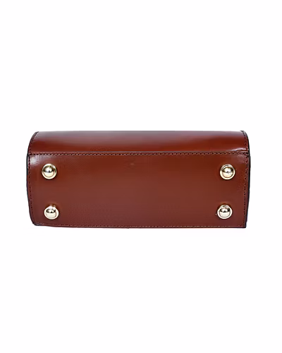 New Good Looking And Expensive Brown Leather sling Bag.-2