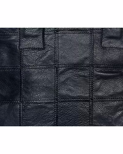 Classic Black Leather Tote Bag – Timeless Style &amp; Functionality-2
