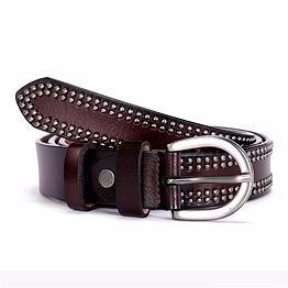 studded leather belt