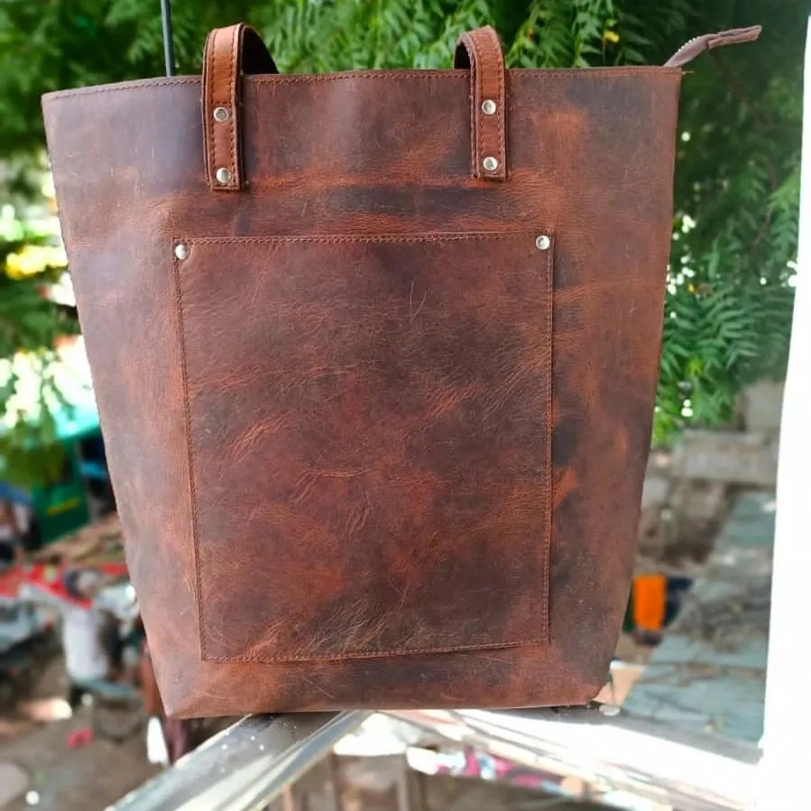 LEATHER TOTE BAG-1