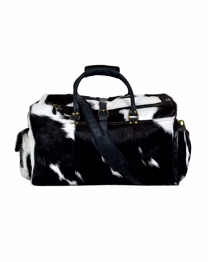 Leather duffle bag-a240d5e209af06c4