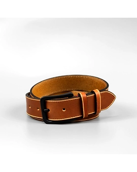 Leather belt