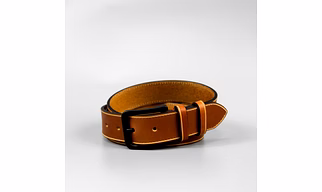 Leather belt