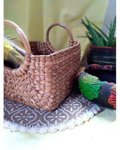 WATER HYACINTH PICNIC BASKET-code-001