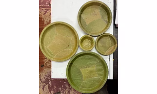 NATURAL DISPOSABLE SAL LEAF PLATES