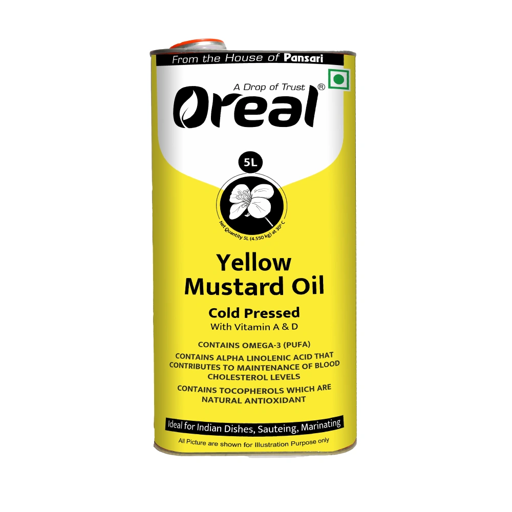 OREAL YELLOW MUSTARD 5 LTR - TIN-8906099701588