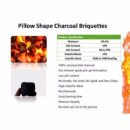 barbeque charcoal briquittes