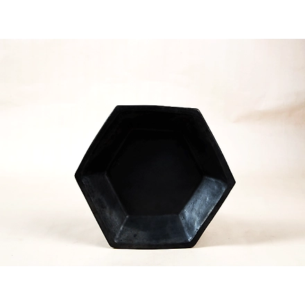 Longpi Pottery Serving Bowl - Hexagon-2