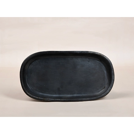 Longpi Pottery Rectangle Platter - Wide-2
