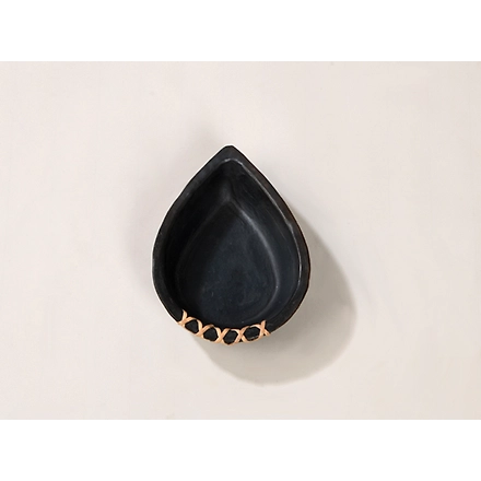 Longpi Pottery Dip Bowl - Dew-3