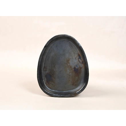 Longpi Pottery Dinner Plate - Triangle-2