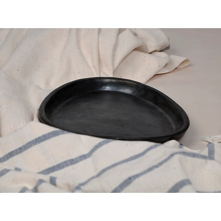 Longpi Pottery Side Plate - Triangle-1