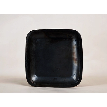 Longpi Pottery Dinner Plate - Square-2
