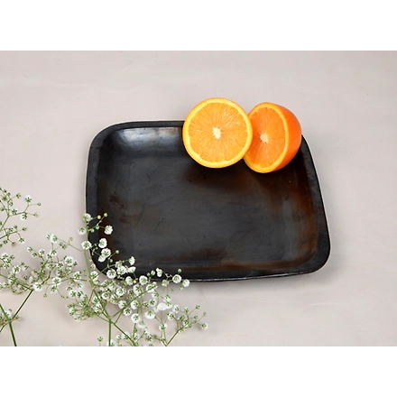 Longpi Pottery Side Plate - Square-1