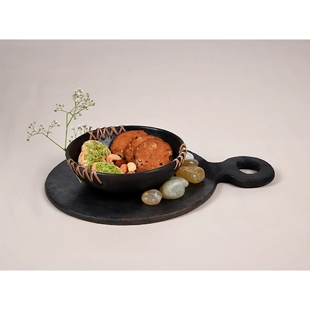Longpi Pottery Snack Bowl-1