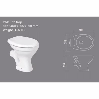 ewc "s" trap water closet