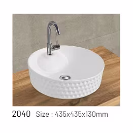 2040 MODEL Table top basin