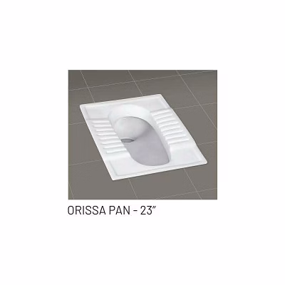 orissa pan - 23 " orissa pan & urinal