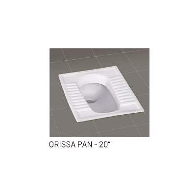 orissa pan - 20 " orissa pan & urinal
