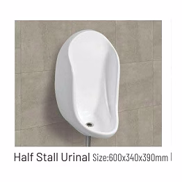 half stall urinal orissa pan & urinal