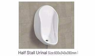 HALF STALL URINAL Orissa pan & Urinal