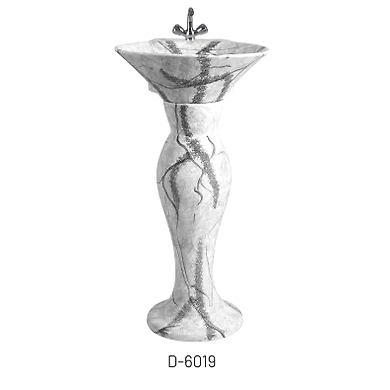 D-6019 MODEL Designer One Piece Basin-12147430