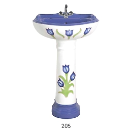 205 MODEL Wash basin pedestal