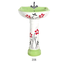 206 MODEL Wash basin pedestal