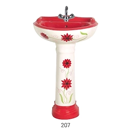 207 MODEL Wash basin pedestal