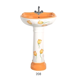 208 MODEL Wash basin pedestal