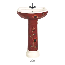 209 MODEL Wash basin pedestal