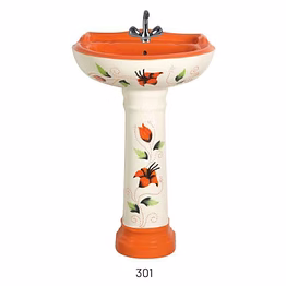 301 model wash basin pedestal