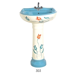 303 MODEL Wash basin pedestal