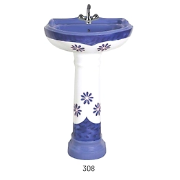308 MODEL Wash basin pedestal