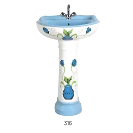 316 MODEL Wash basin pedestal