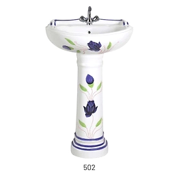 502 MODEL Wash basin pedestal