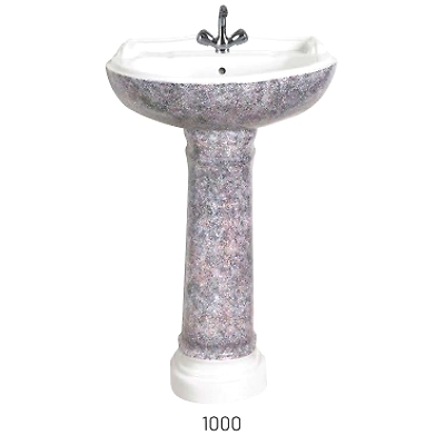 1000 MODEL Wash basin pedestal