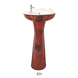 624 MODEL Wash basin pedestal