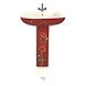 710 MODEL Wash basin pedestal-12148780-sm