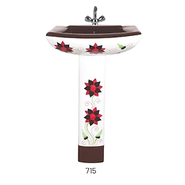 715 MODEL Wash basin pedestal