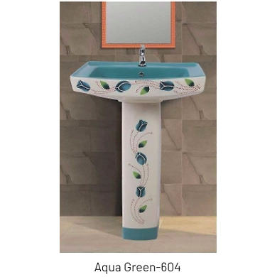 AQUA GREEN -604 Wash basin pedestal-12148802