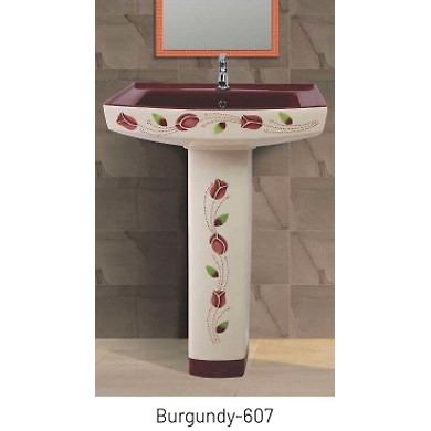 BURGUNDY-607 Wash basin pedestal-12148814