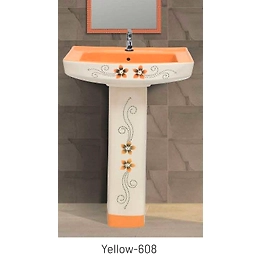YELLOW-608 Wash basin pedestal