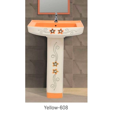YELLOW-608 Wash basin pedestal-12148816