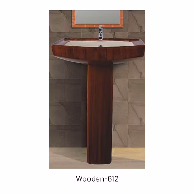 wooden-612 wash basin pedestal