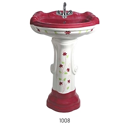 1008 MODEL Wash basin pedestal