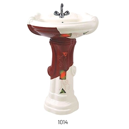 1014 MODEL Wash basin pedestal