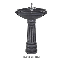 RUSTIC SET 1 Wash basin pedestal