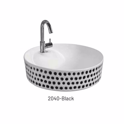 2040 black table top basin