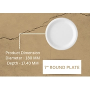 7" ROUND PLATE